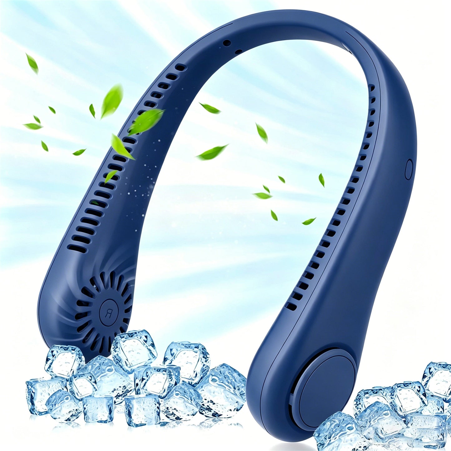 Neckband Fan Portable Mini USB Fan Rechargeable Lazy Person's Cooling Device