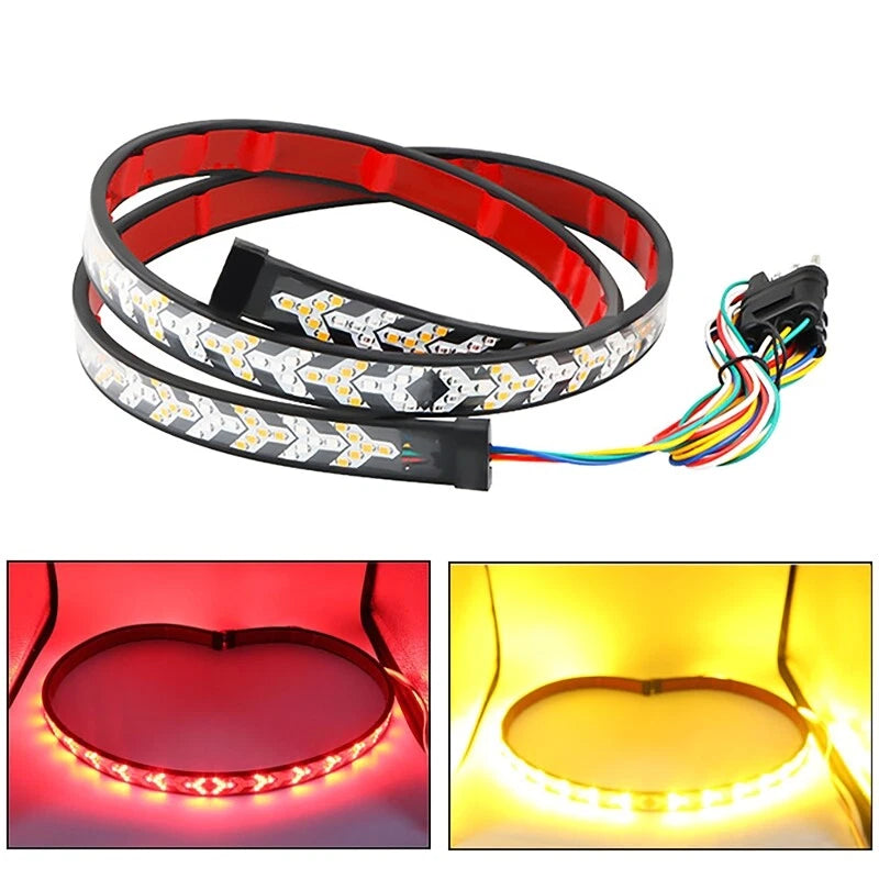 Pickup Truck Rear Brake Strip LED Tailgate Tail Box Light Bar 1.5M/59" 12V/24V