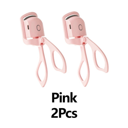 2PCS Heated Eyelash Curler -2-Level Temperature Adjustment, 8-Second Quick Heating