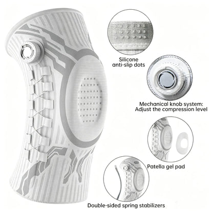 Adjustable Compression Knee Support – Knob Design + Patella