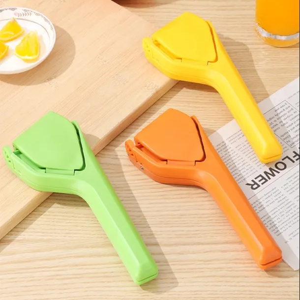 Easy Squeeze Manual Plastic Citrus Juicer - Portable Hand Press Vegetable Tool
