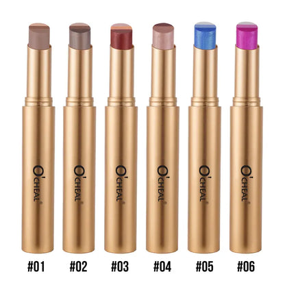 Three-Color Eyeshadow Stick, Fine Shimmer Gradient Contour Highlighter