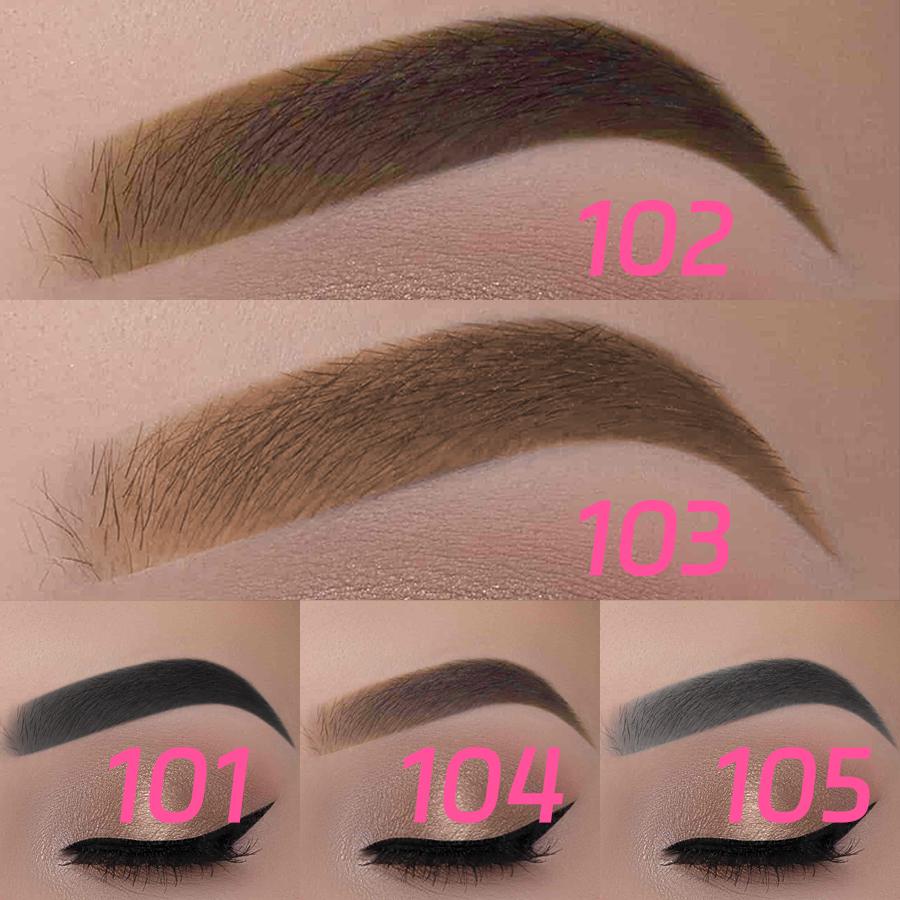 Dual-Ended Long-Lasting Eyebrow Pen with Eyebrow Powder & Brush