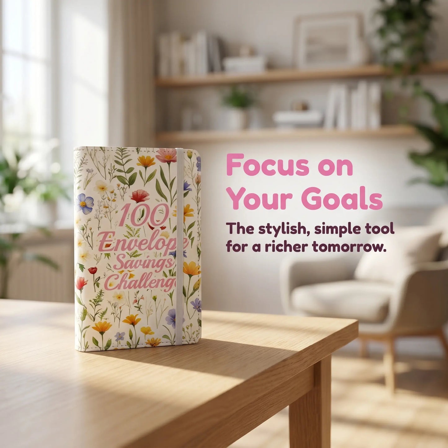 100-Day Savings Challenge Envelope Book