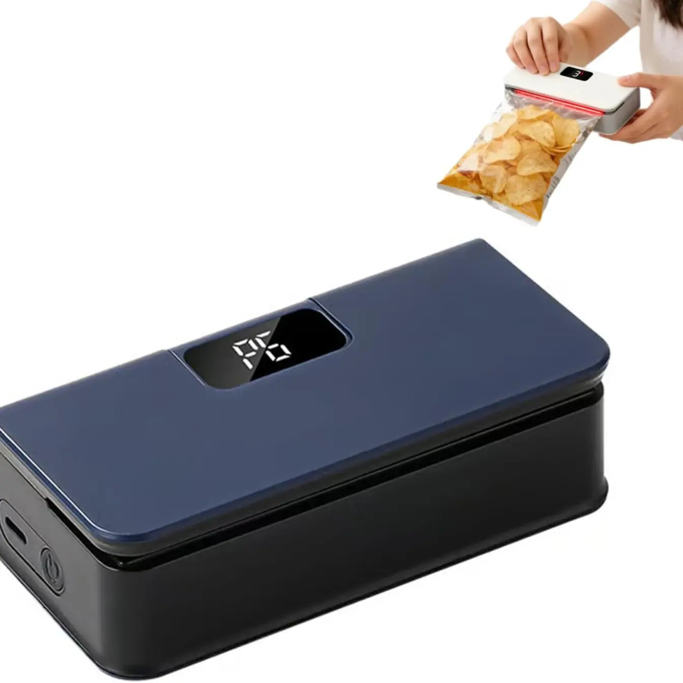 Magnetic Mini Bag Sealer – USB-C Rechargeable Snack Sealer with One-Touch Operation