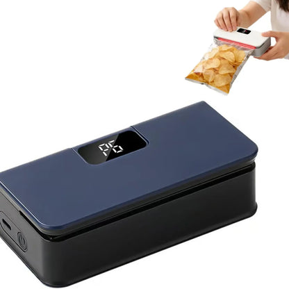 Magnetic Mini Bag Sealer – USB-C Rechargeable Snack Sealer with One-Touch Operation