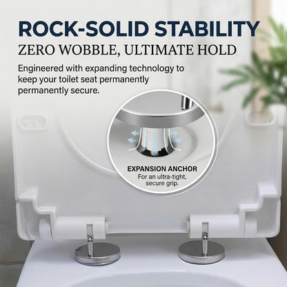 Universal Soft-Close Expansion Bolts for Toilet Seats,2Pcs/set Thickened Stainless Steel