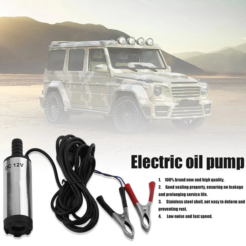 DC 12V Stainless Steel Submersible Diesel Fuel Water Oil Pump