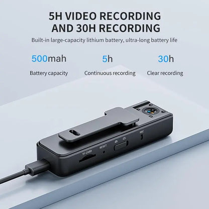 1080P HD Wearable Body Camera Audio Video Recording Night Vision Sports