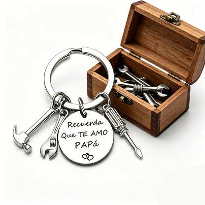 “Recuerda Que TE AMO PAPa” Father's Day keychain