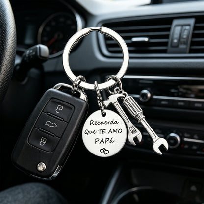 “Recuerda Que TE AMO PAPa” Father's Day keychain