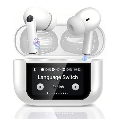 AI Translation Earbuds Real Time for Android and iPhone,164 Languages Noise Cancelling & 5 EQ & 48H Playtime