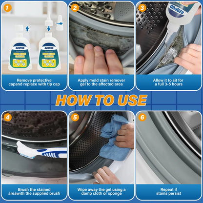 Powerful Mold & Mildew Remover Gel – Deep Cleaning Household Solution – 3.5 Fl Oz