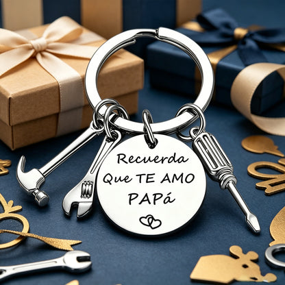 “Recuerda Que TE AMO PAPa” Father's Day keychain