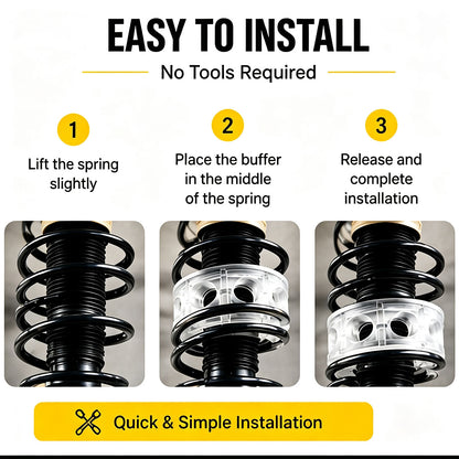 Shock Absorber Spring Rubber | Coil Spring Booster Cushion Car Bumper Buffer Power Cushion
