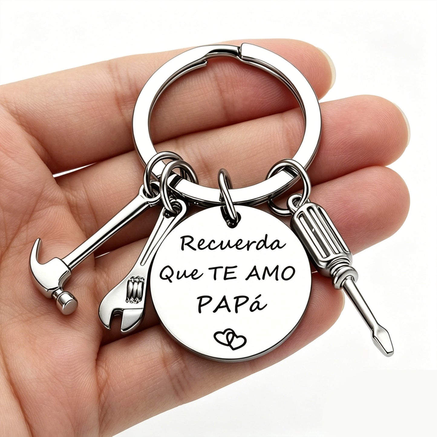 “Recuerda Que TE AMO PAPa” Father's Day keychain