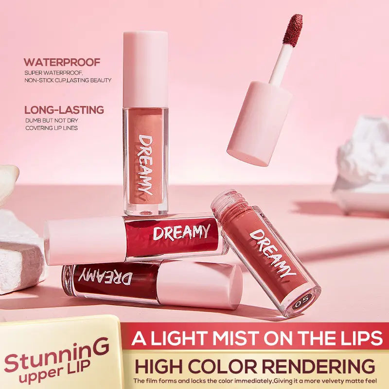Dreamy Lip Gloss Set (10pcs) - European and American Matte Velvet