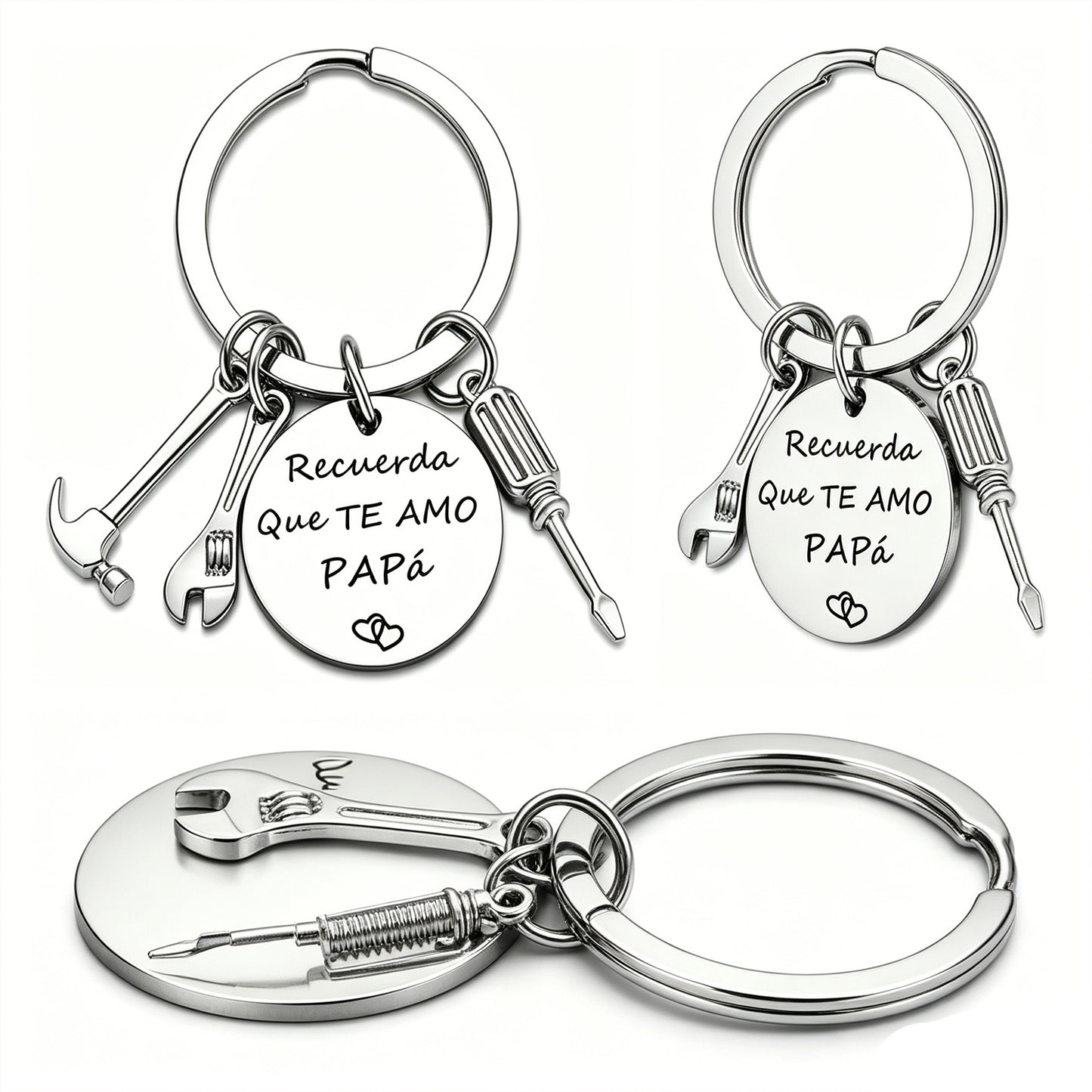 “Recuerda Que TE AMO PAPa” Father's Day keychain