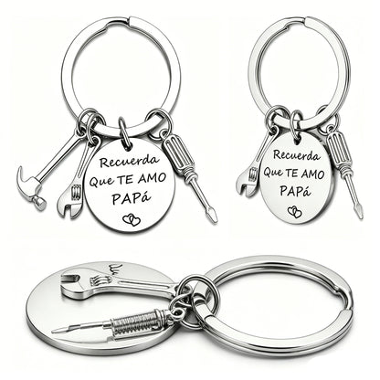 “Recuerda Que TE AMO PAPa” Father's Day keychain