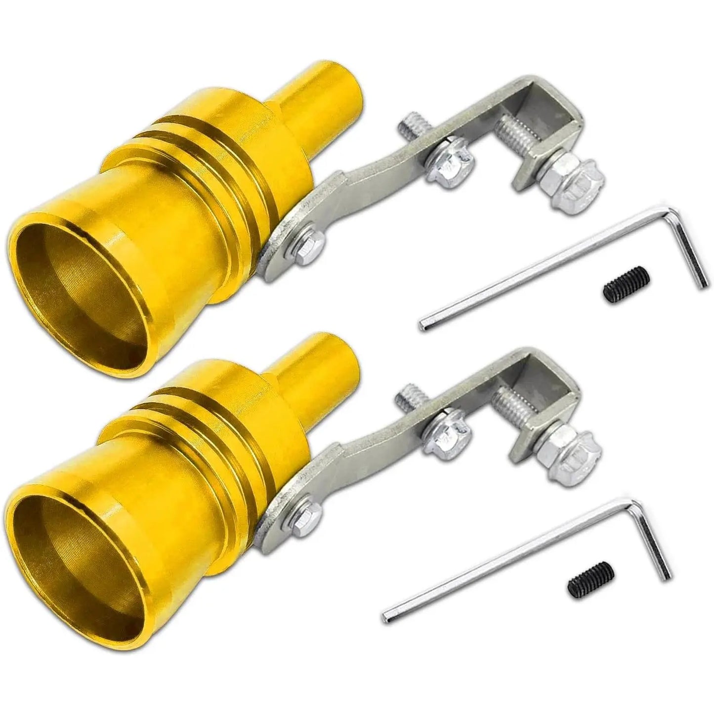 Turbo Sound Whistle Exhaust Muffler, XL Size Aluminum Alloy Universal Turbo