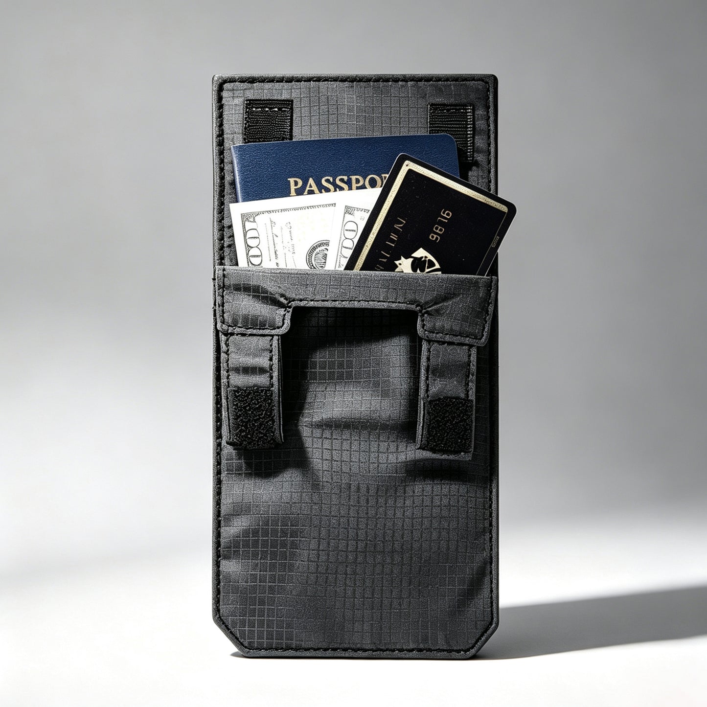 Anti-theft Belt-mountable Multi-layer Folding Wallet