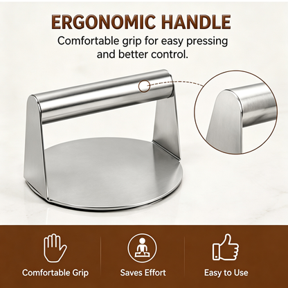 Heavy Duty Smash Burger Press for Griddle & Grill