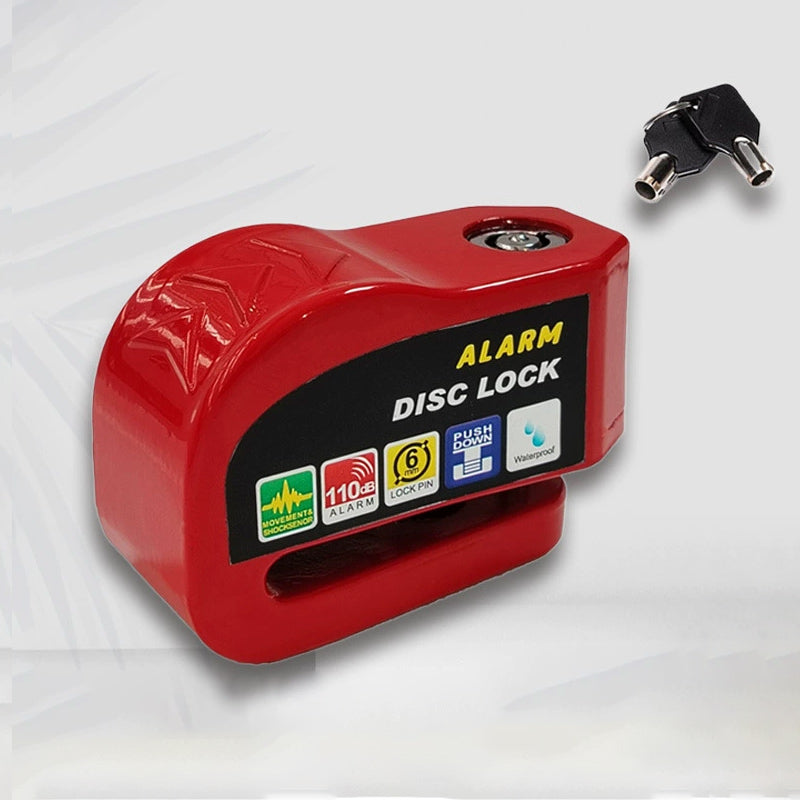 Brake Wheel Lock | Strong Motorcycle Alarm Disc Lock Anti-Theft biccle Brake Wheel Lock