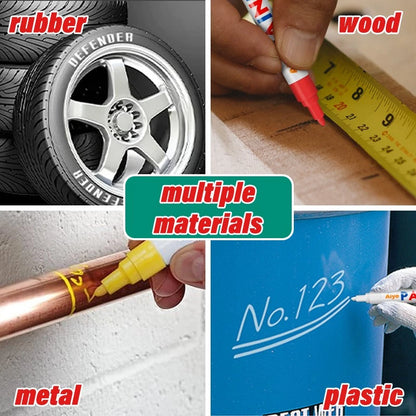 11Pcs Waterproof Permanent Paint Marker Pen Set