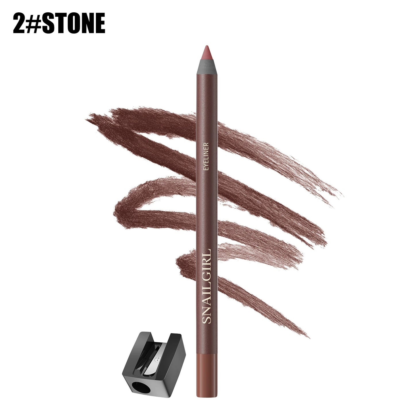Smooth Glide Eyeliner Pencil Set - Gentle Waterproof Gel Eyeliner Pencil with Sharpener