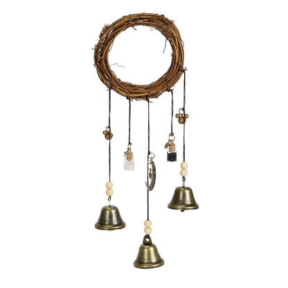 Witch Bell Wind Chime Hanging Witch Bells Protection Door Hangers for Good Luck