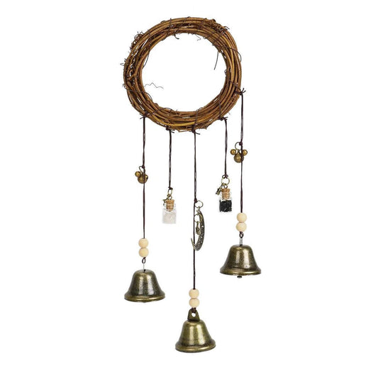 Witch Bell Wind Chime Hanging Witch Bells Protection Door Hangers for Good Luck