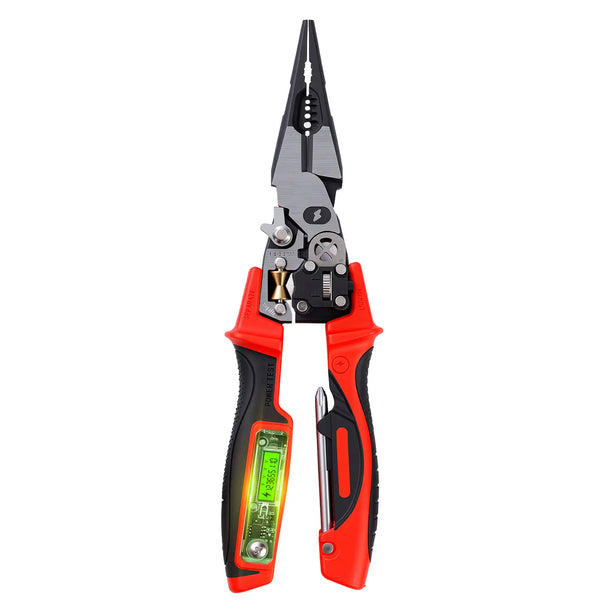 8-in-1 Multi-Function Wire Stripper Pliers Diagonal Cutters