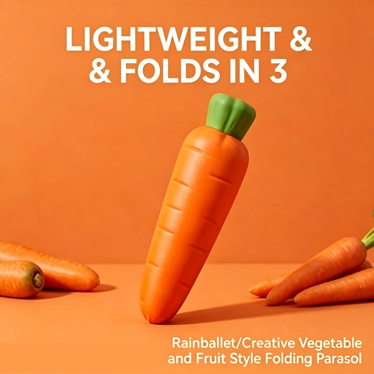 Creative Vegetable-shaped Sun And Rain Umbrella
