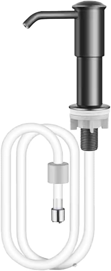 Kitchen Sink Soap Dispenser with 40” No-Spill Extension Tube Kit