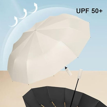 Automatic Light Collapsible Sunshade UV Protection Umbrella