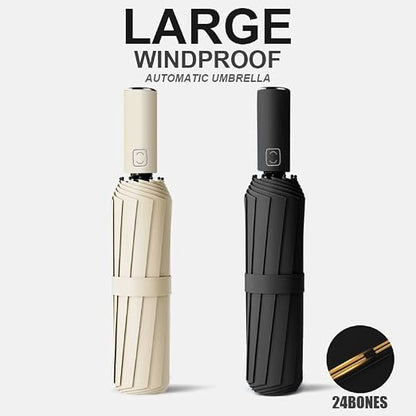 Automatic Light Collapsible Sunshade UV Protection Umbrella