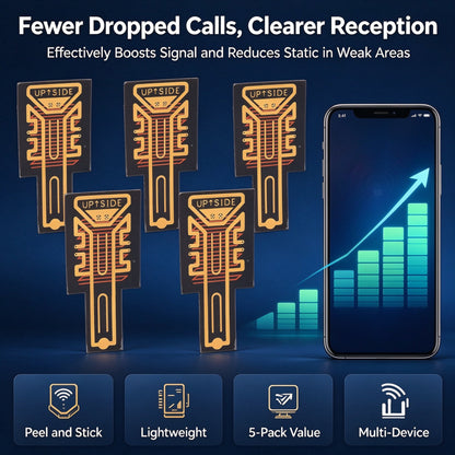 5PCS Mobile Phone Enhancement Stickers Antenna Reception Booster Stickers