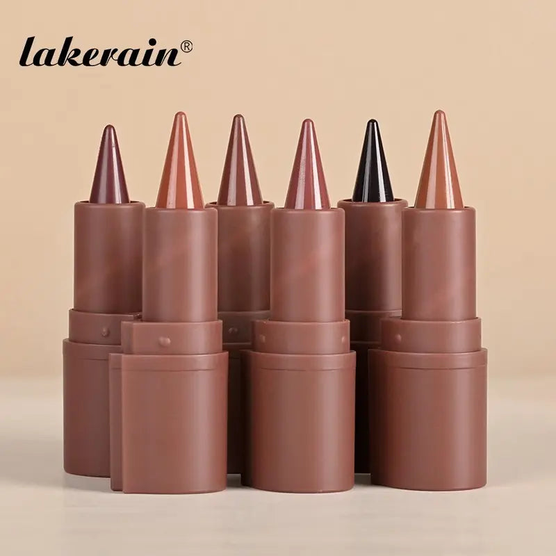 6 pcs/set Long lasting 2-in-1 Liquid Lip Liner & Lipstick