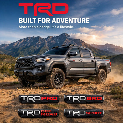 TRD Off Road Sport Pro Emblem Decal Self adhesive Badge Stickers