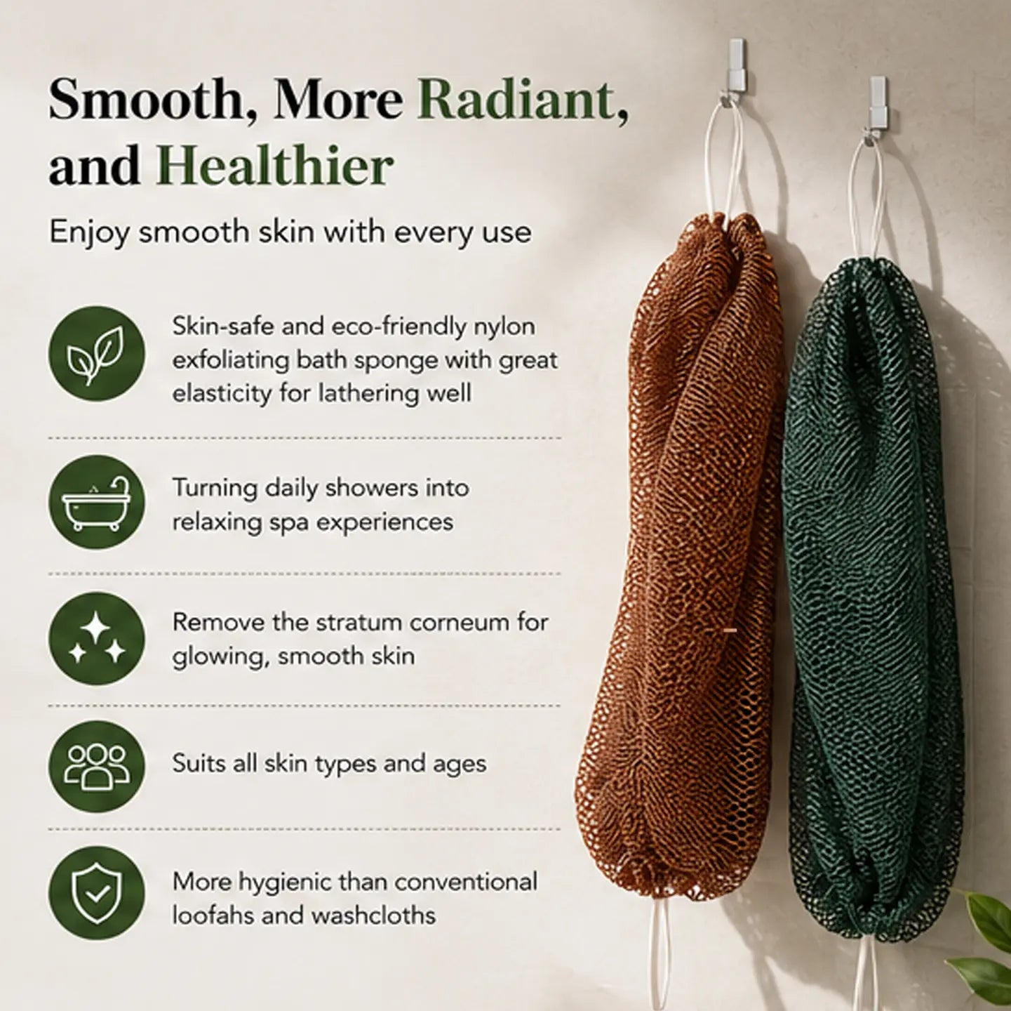 Authentic African Exfoliating Net Bath Sponge