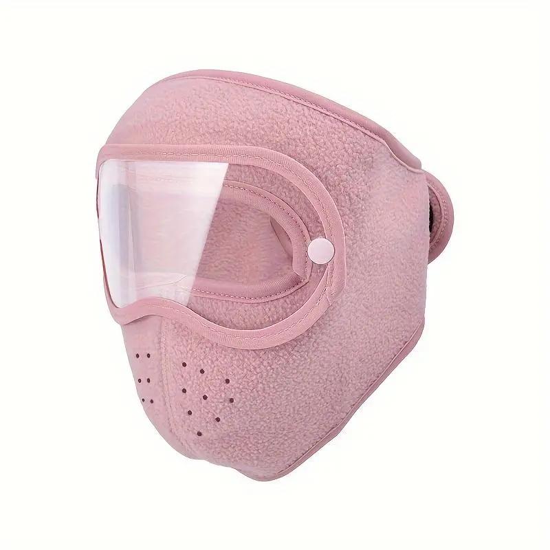 Unisex Winter Face Mask with Removable Goggles