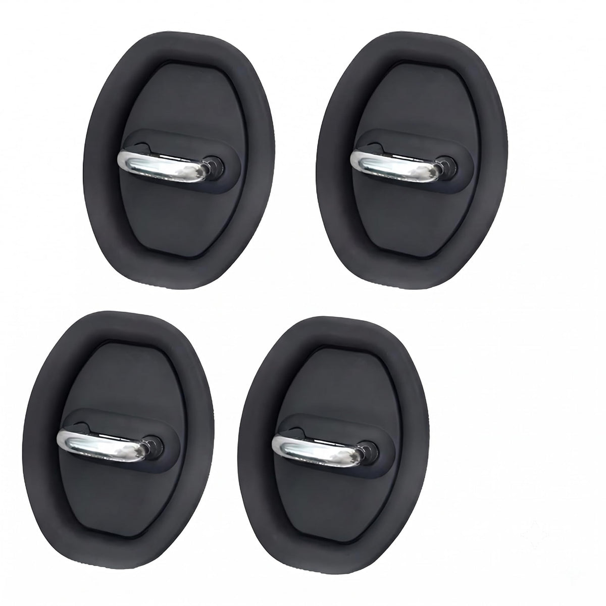 4Pcs Car Door Latch Shock-Absorbing Protective Cover, Silicone Door Latch Guard  for Most Cars, Trucks, and SUVs