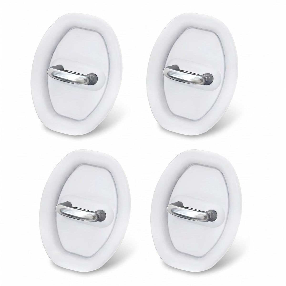 4Pcs Car Door Latch Shock-Absorbing Protective Cover, Silicone Door Latch Guard  for Most Cars, Trucks, and SUVs