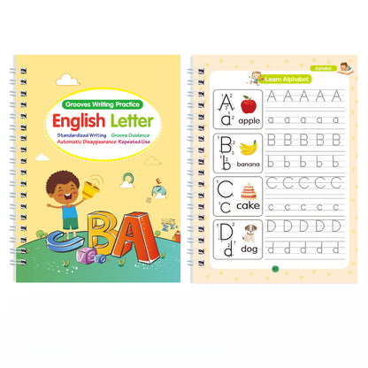 Large Magic Grooved Writing Practice for Kids 3-5