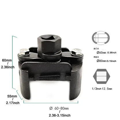 Adjustable Steel Spanner for Car Oil Filter