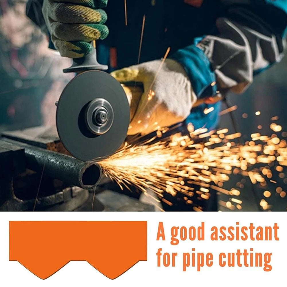10x Precision Pipe Saddle Template Cutting Guide for Miter Installation