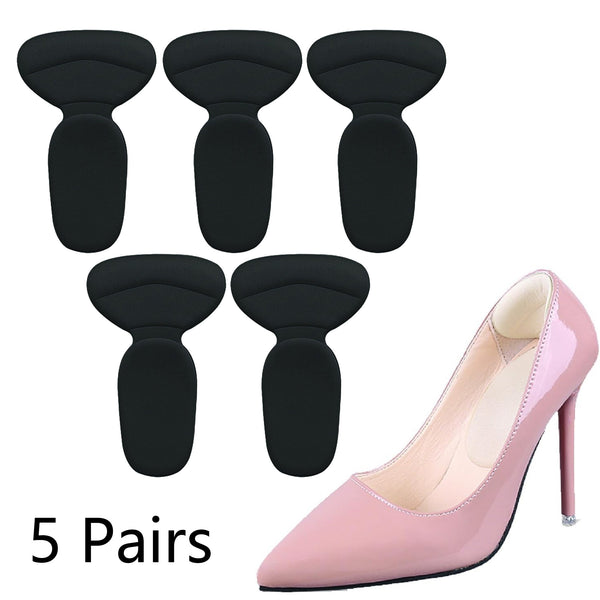 5 Pairs Women Insoles For Shoe Back High Heels Liner Grips Inserts Soft Insole