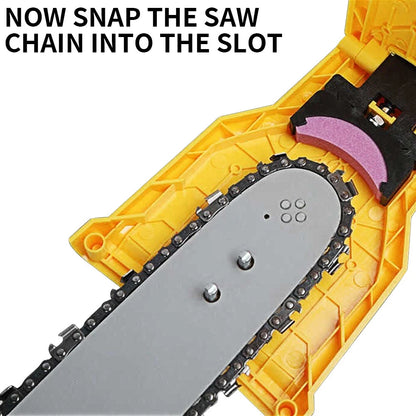Chainsaw Teeth Sharpener Tool Self Sharpening Portable File Quick Grinding Chain