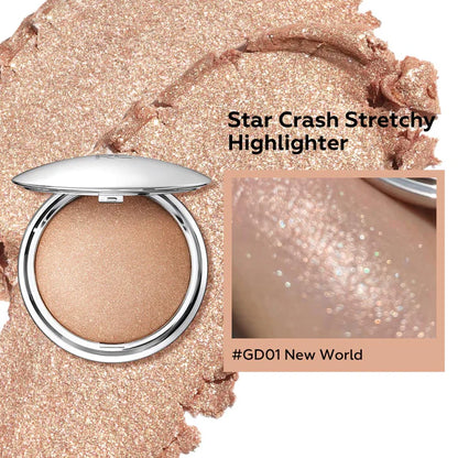 Shimmer Face Highlighter Makeup Powder Gel to Powder Glow