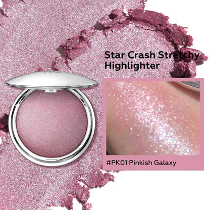 Shimmer Face Highlighter Makeup Powder Gel to Powder Glow